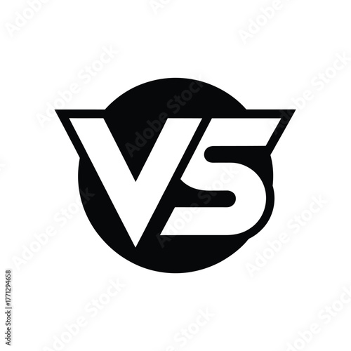 Bold vs logo in a circular emblem
