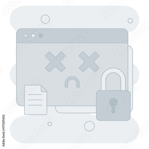 401 Unauthorized Empty States Illustration