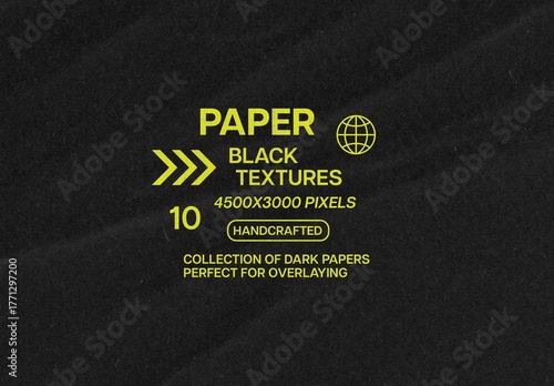 Black Glued Paper Textures