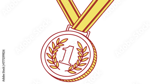 A Medal Representing First Place and Victory
