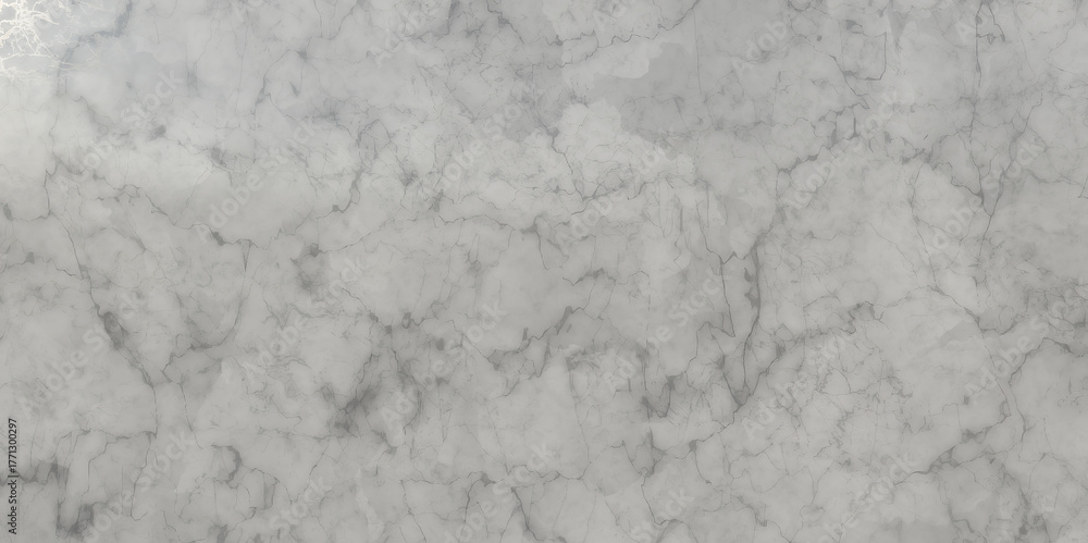 Fototapeta premium Subtle Gray Marble Texture with Dark Veining and Soft Highlights background white