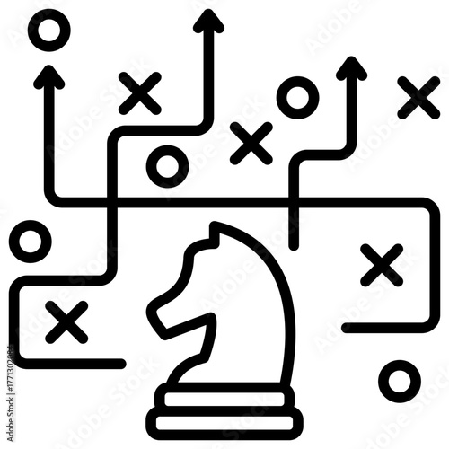 Strategic Roadmap Icon