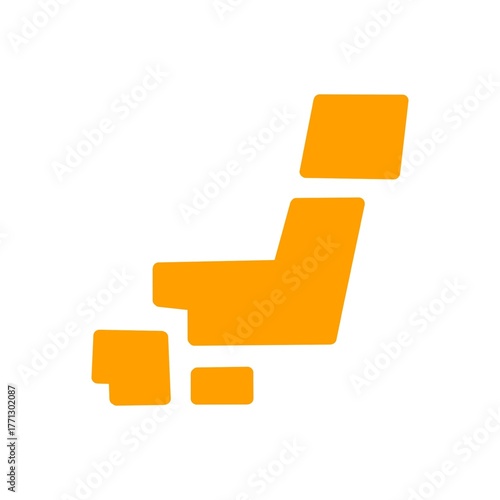 【Lifestyle Icons – Transport】日本地図・Japan Map / Japan Outline & Geography Icon	