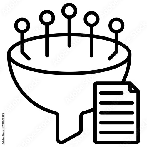 Data Filtering Icon