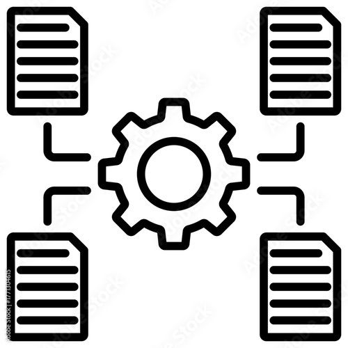 Data Integration Icon