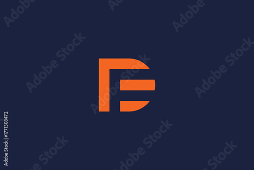 letter df or fd logo icon design