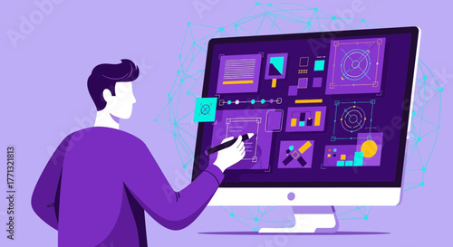 Creating Digital Interface Design: Innovative Concepts in Modern Computer Technology Visualization
