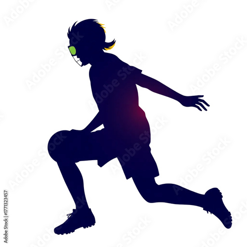 running man silhouette