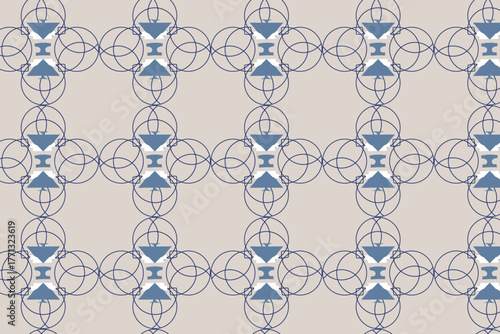 A modern Moroccan geometric seamless pattern blending traditional star and polygon motifs with smooth color for elegant cultural interiors and textile designs