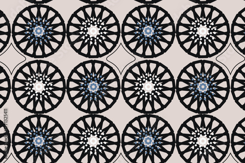 A modern Moroccan geometric seamless pattern blending traditional star and polygon motifs with smooth color for elegant cultural interiors and textile designs