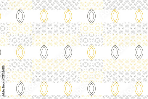 A modern Moroccan geometric seamless pattern blending traditional star and polygon motifs with smooth color for elegant cultural interiors and textile designs.