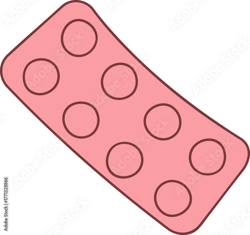 Blister pack of pills