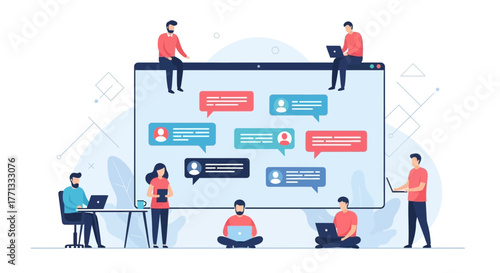 Online Discourse: Modern Communication and Exchange in a Digital Community