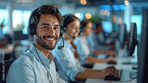 オペレーターの男性