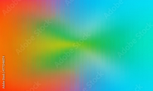 Vibrant pixelated gradient background with warm to cool color transition