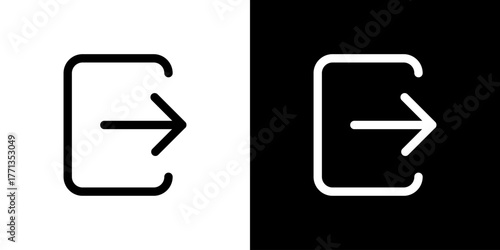 ログアウトのアイコン