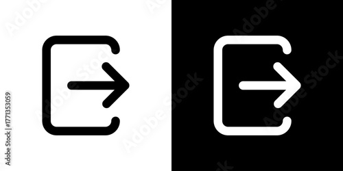 ログアウトのアイコン