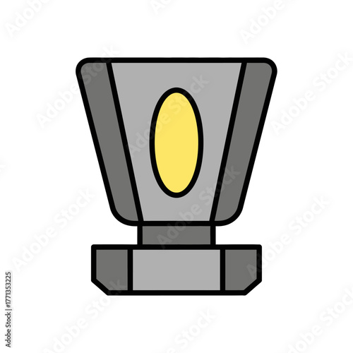 Modern Camera Flash Unit.