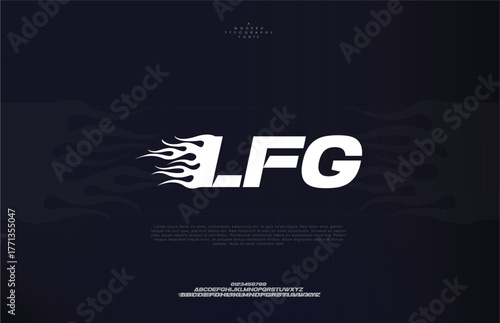 Display font, ideal for sports branding, posters, and dynamic graphics