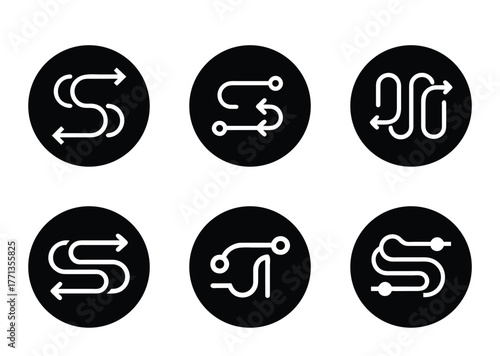 Vector icon set of glossy web buttons and business finance symbols like dollar and euro currency signs