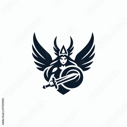Valkyrie Goddess Logo