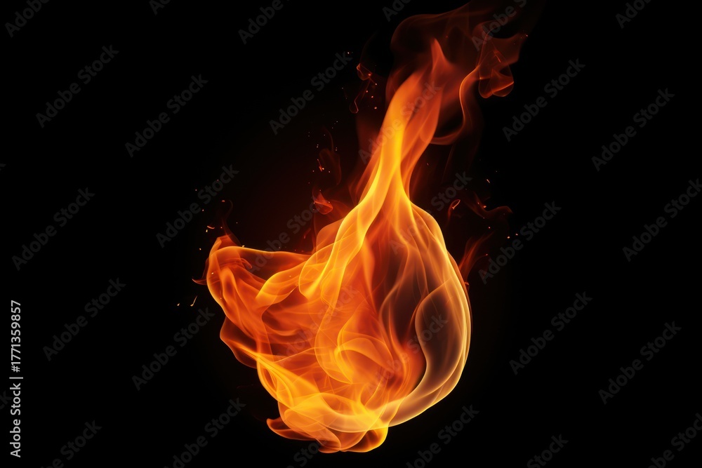 Fototapeta premium Tometo fire bonfire flame.