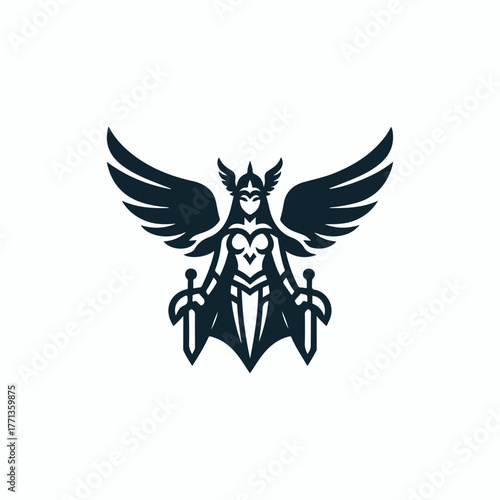 Valkyrie Goddess Logo