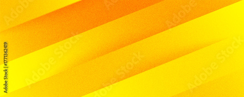 Orange yellow lemon mustard gold abstract pattern background. Geometric shape. Diagonal lines stripes. Color gradient ombre. Light bright shine. Space. Design. Template. Wide banner. Panoramic.Minimal