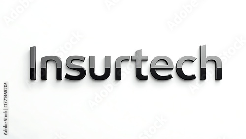 Modern Insurtech wordmark conveys innovation and future-focused insurance solutions