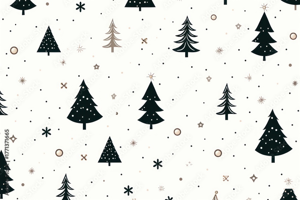 Obraz premium Christmas day christmas backgrounds pattern.