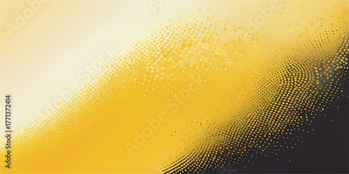 Abstract gold background with cold liquid bubbles and drops in a golden pattern