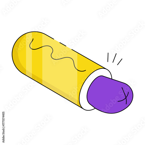 A unique design icon of sausage