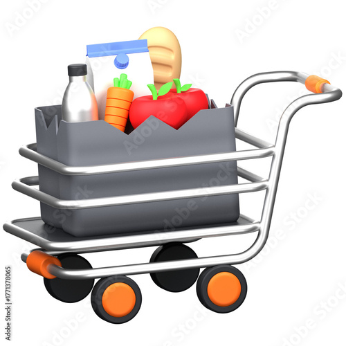 Grocery 3D Icon
