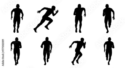 silhouettes of people