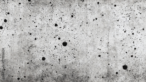 Detailed view of a weathered concrete wall, showcasing its texture and patterns