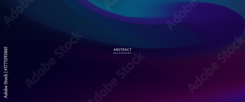 Dark Abstract Gradient Background with Blue and Purple Flow