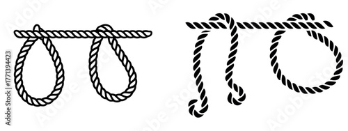 Versatile Rope Icon Vector Illustration. Simple and essential graphic for Nautical, Knots, Security, Climbing, and Decorative Border designs.