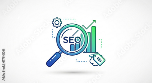Seo optimization strategy analysis marketing research and keyword ranking improvement for business growth