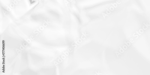 White crumpled paper crinkle wrinkled background texture pattern overlay backdrop design. wrinkled high resolution arts craft and Seamless white crumpled paper.	