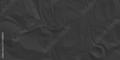 Dark black crumpled paper background texture pattern overlay. wrinkled high resolution arts craft and Seamless white crumpled paper.	
