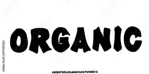 Elegant Font. Groovy Font. Graffiti Font. Creative Hand Drawn Uppercase. Street Art Classic Lettering Fashion Designs Typography modern serif decorative vintage concept vector illustration