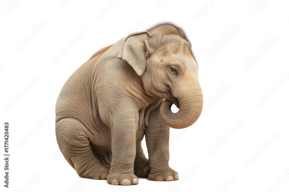 Fototapeta premium Elephant wildlife animal mammal.