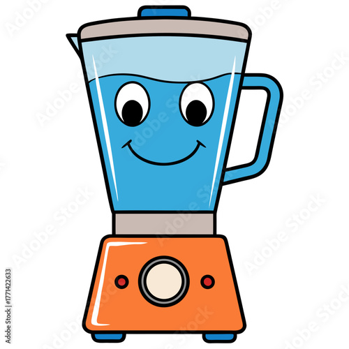 Best cartoon blender vector art illustration