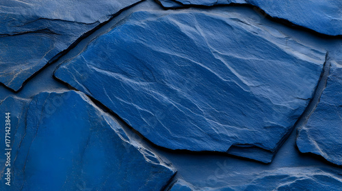 Wallpaper Mural Blue wall concrete texture rough. Beautiful patterned dark blue navy wall texture background. Torontodigital.ca