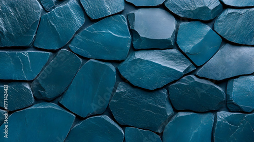 Blue wall concrete texture rough. Beautiful patterned dark blue navy wall texture background.