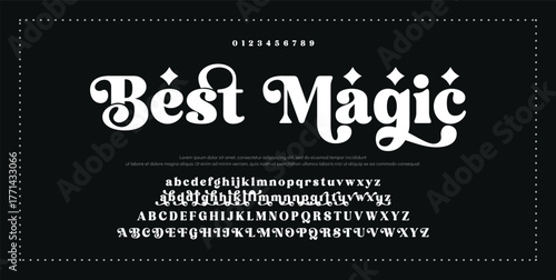 Luxury beauty font alphabet logo. Typography beautiful fashion elegant classic letters serif italic fonts wedding vintage retro casters logos. vector illustration