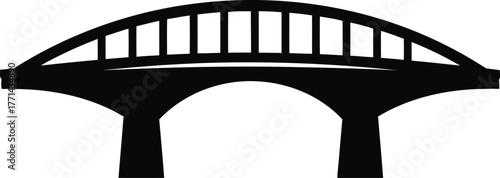 bridge icon silhouette