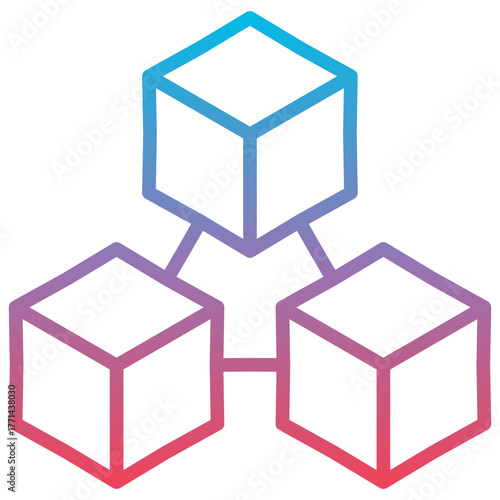 Network Cube Icon
