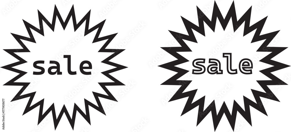 Fototapeta premium set of discount labels, set of vector sale labels, set of sale labels, sale, label, icon, vector, sticker, price, badge, sign, discount, symbol, tag, design, business, set, free, illustration, eleme