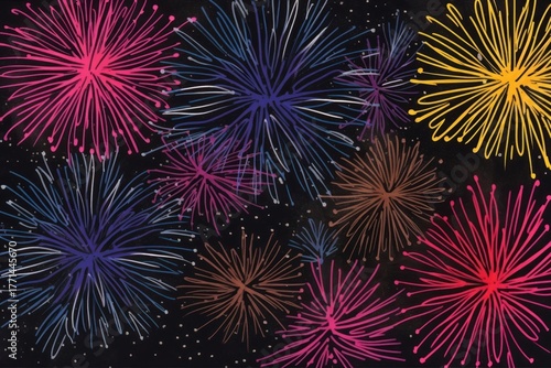 Firework fireworks backgrounds night.